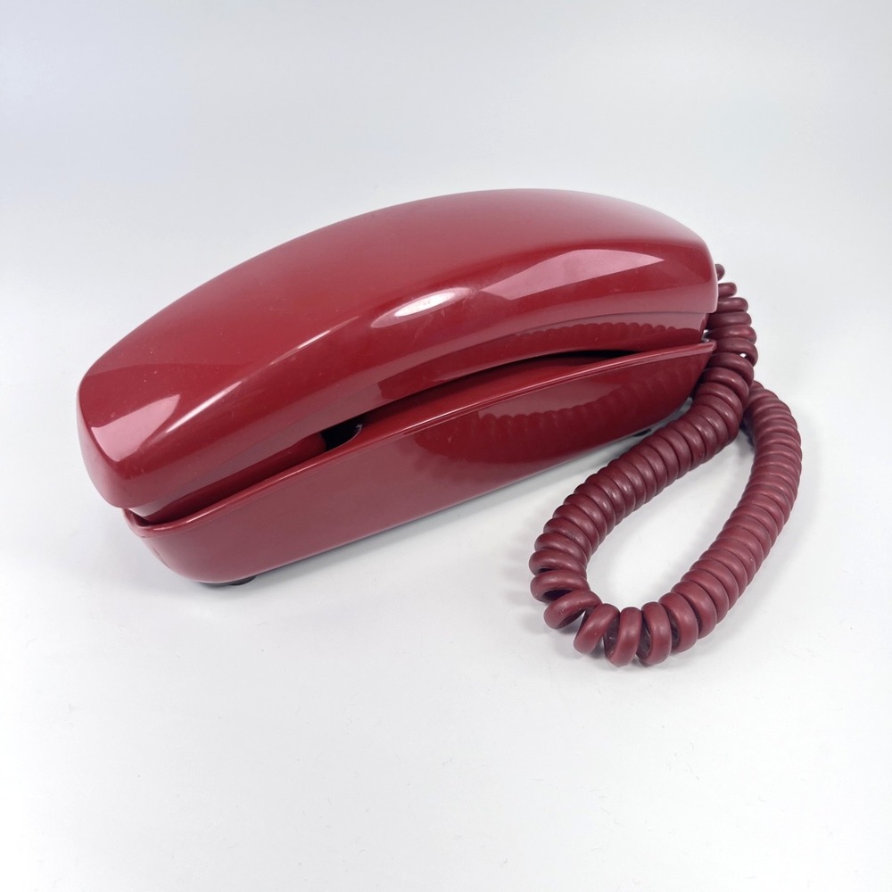 VTG 70's Western Electric Trimline AD2 Red Touchtone Desk/Wall Phone Bell System